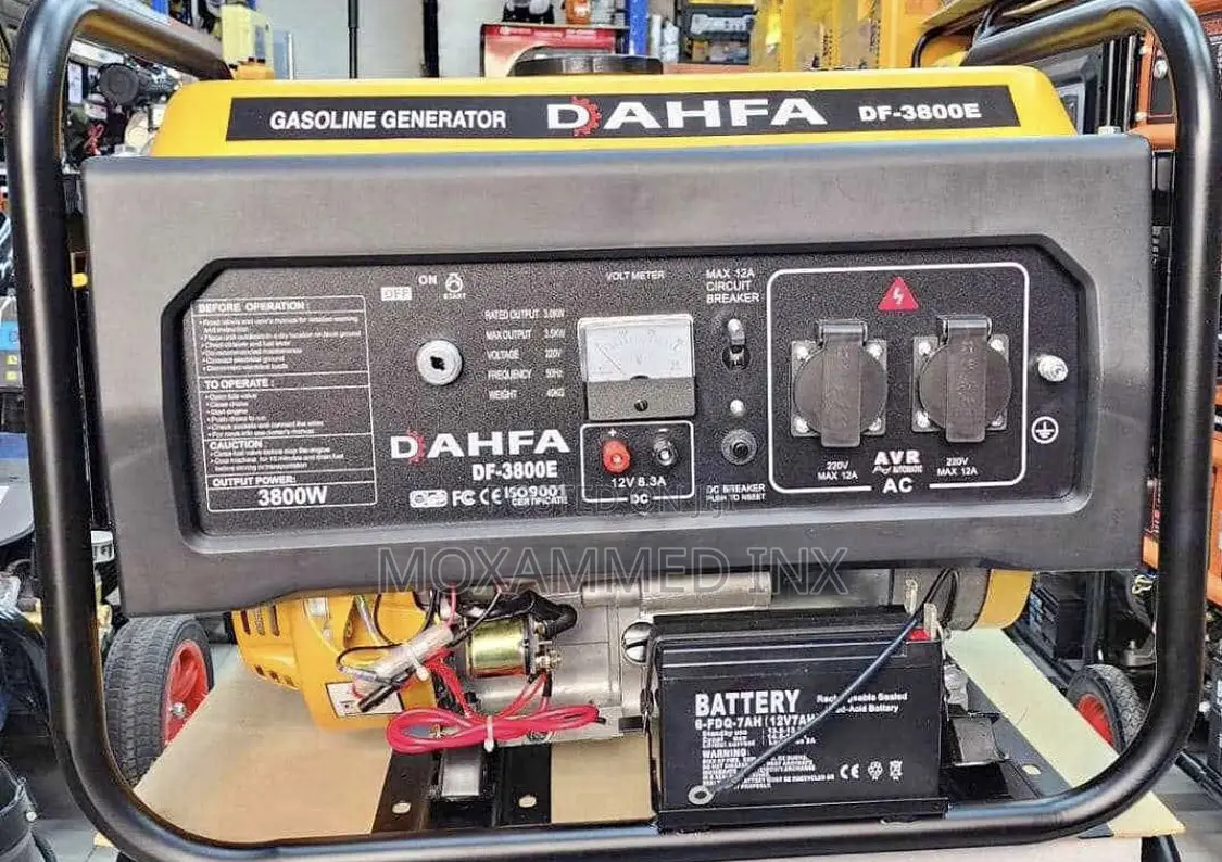 Dahfa Generator 3kva Gasoline Engine