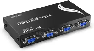 Vga Switch 4 in 1 Out Vga Audio Video Switcher Box