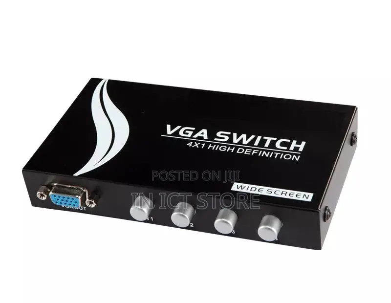 Vga Switch 4 in 1 Out Vga Audio Video Switcher Box