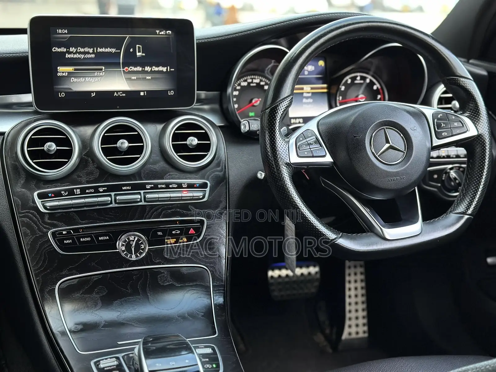 Mercedes-Benz C250 2014 Blue