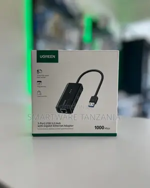 Ugreen 4in1 Usb Hub To Ethernet Adapter Gigabit Usb Ethernet