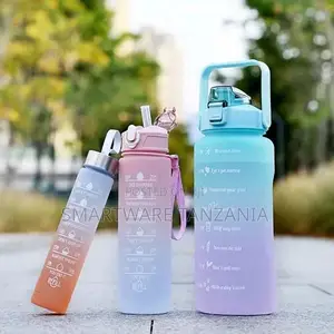 2 Liters Water Bottle Motivational Drinking Water Bottle