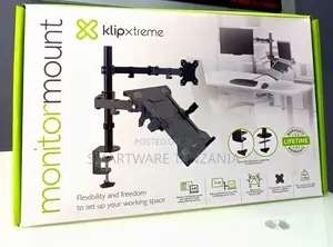 Dual LCD Monitor Arm Laptop Mount Stand for LCD for 13- 32"