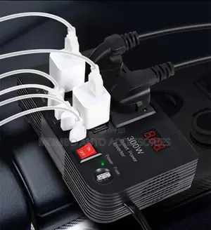 300w Car Smart Power Inverter
