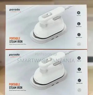 Porodo Steam Iron Quick Wrinkle Removal With Ceramic Plates