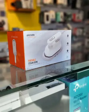 Porodo Steam Iron, Strong Steam,Wrinkle Free Clothes - White