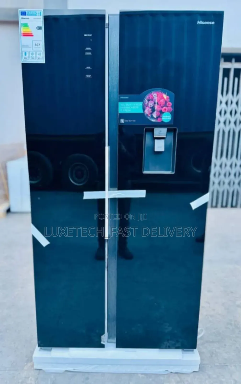 Hisense 514l Side-by-Side Refrigerator Rs518 Model