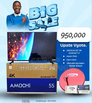 Amochi 55 Android With Azam Dish Set