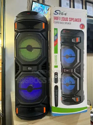 Sing-E Hifi Loud Speaker Ina Wireless Microphone Na Remote