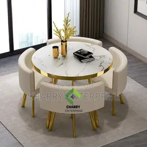 Marble Round Dinning Table/ for Restaurant Use