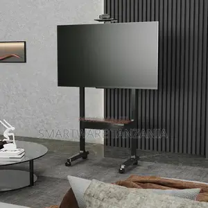 Powerology Electric Tv Stand With Vertical Height Adjustment