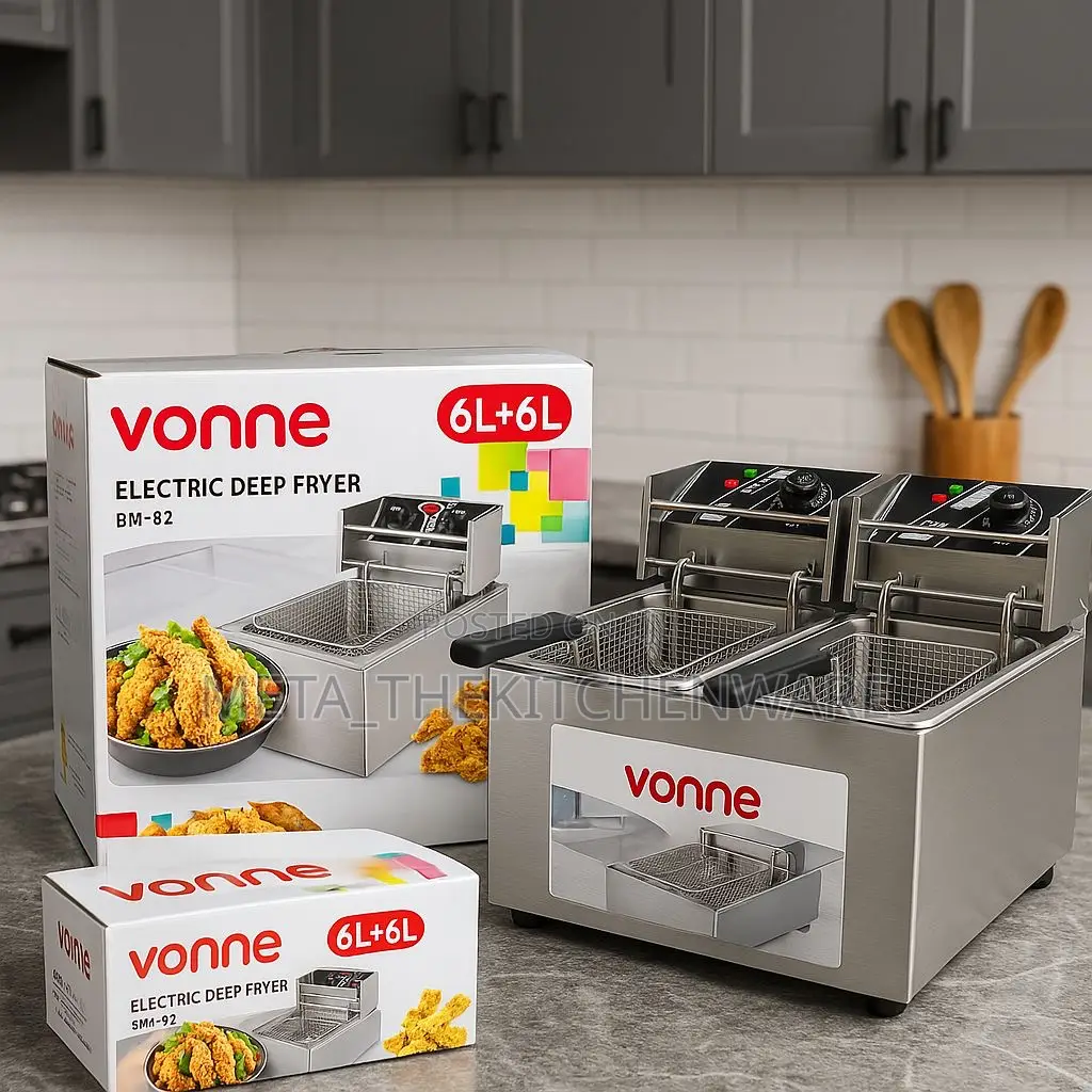 Vonne Double Deep Fryer 12l