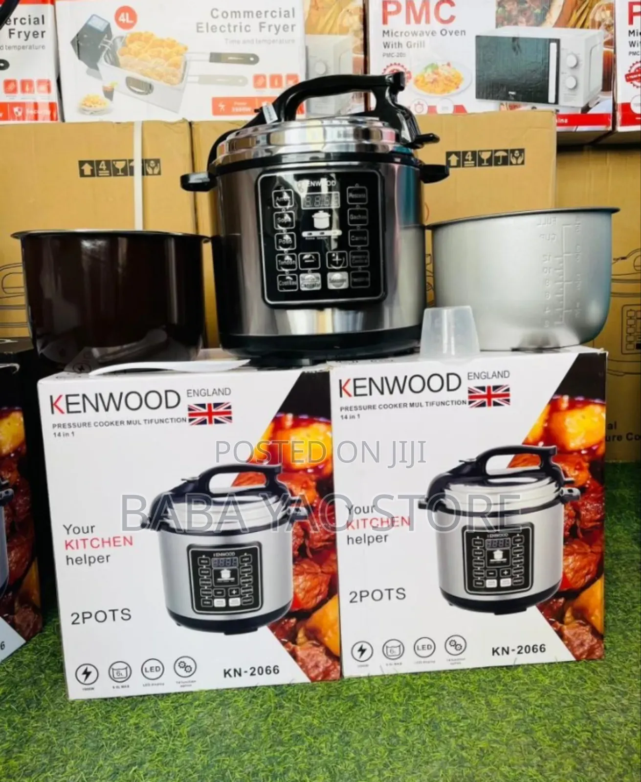 2pots Electric Pressure Cooker6lcapacity Ac 220-240v 50/60hz