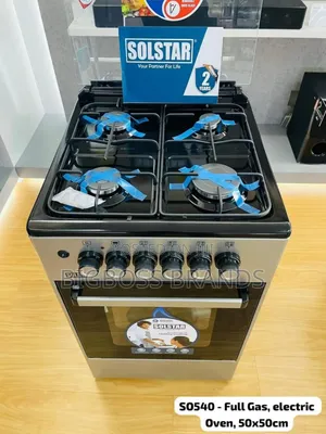 Solstar Standing Gas Cooker 50 × 50 Cm Electric Oven
