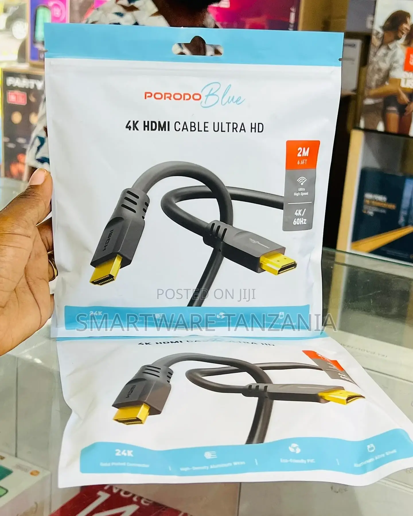 Porodo /60hz Hdmi Cable Ultra Hd 2m, Video Audio Streams