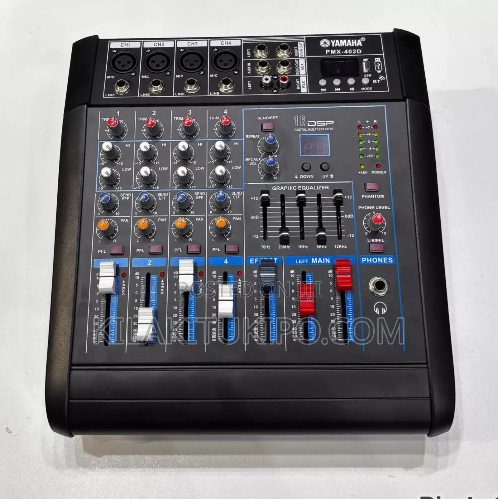 Channel 4 Model Pmx402du Yamaha Power Mixer