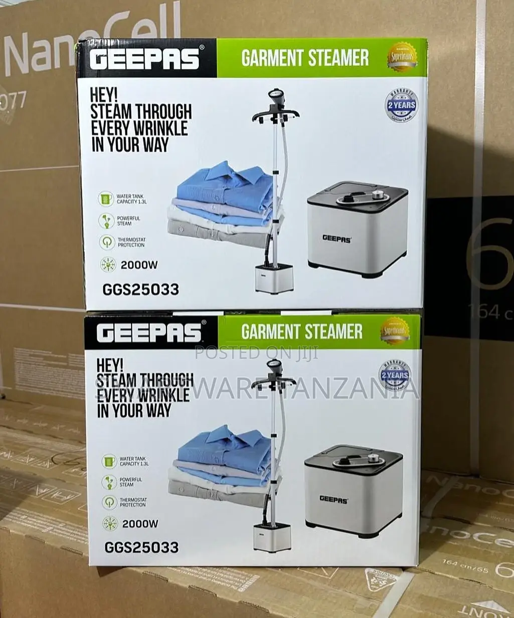 All-in-one Iron And Clothes Steamer, 6 Steam Levels And Dry