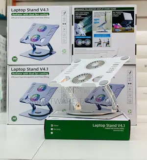Folding Metal Cooling Stand For Laptop And Tablet, Cooler