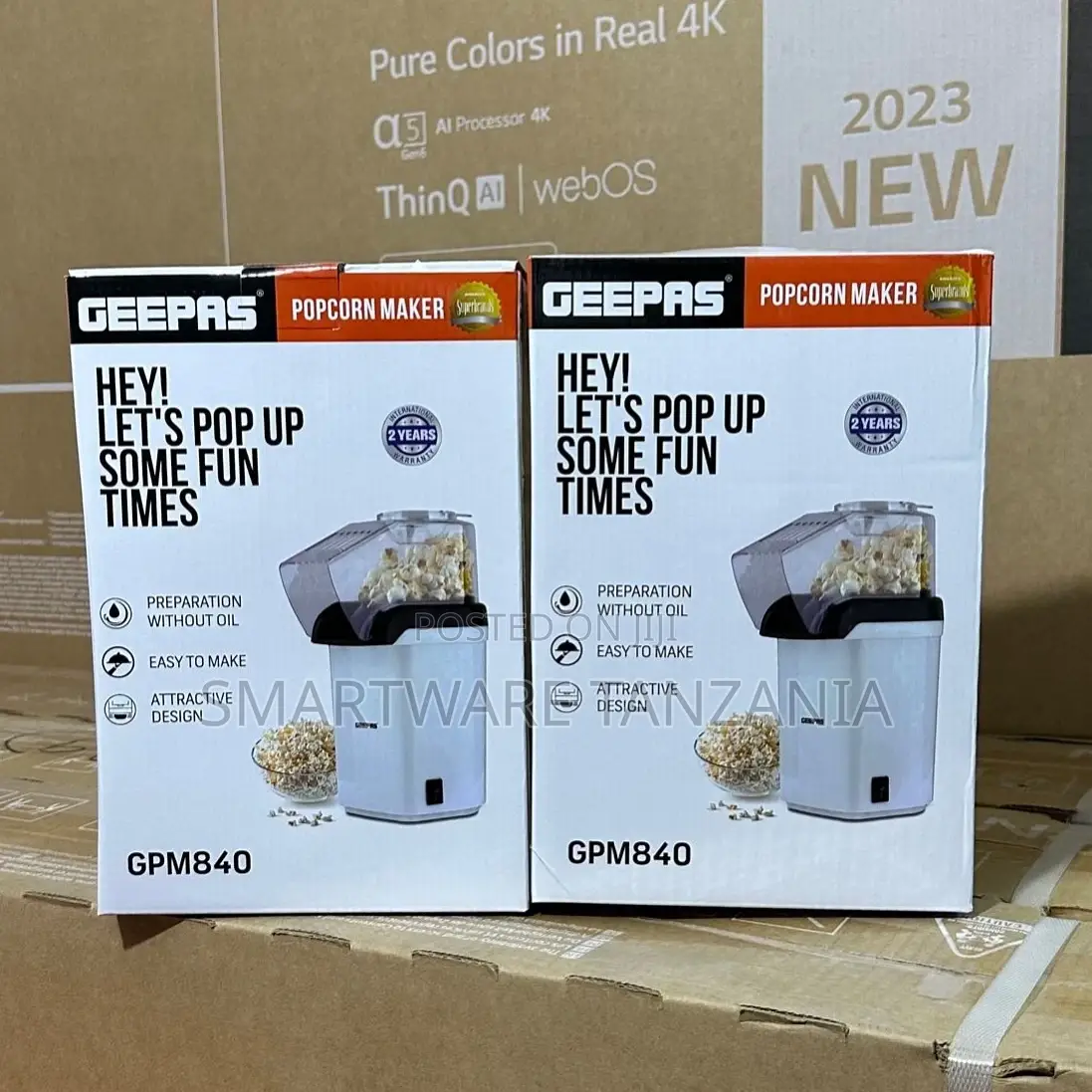 Popcorn Machine Air Popcorn Maker Fat Free And Healthy Snack