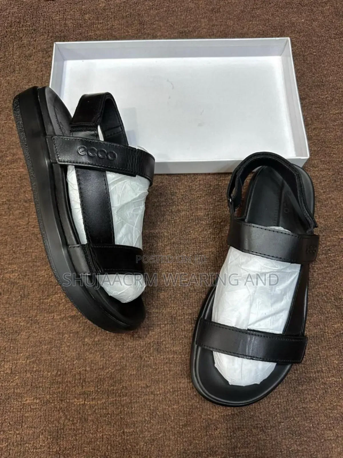 Leather Tape Sandals