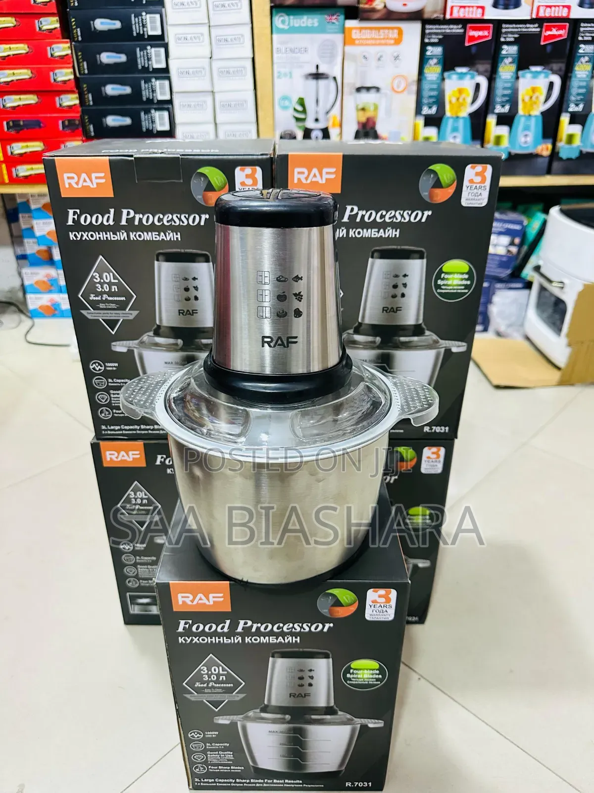 Raf Electric Food Processor 3.0l
