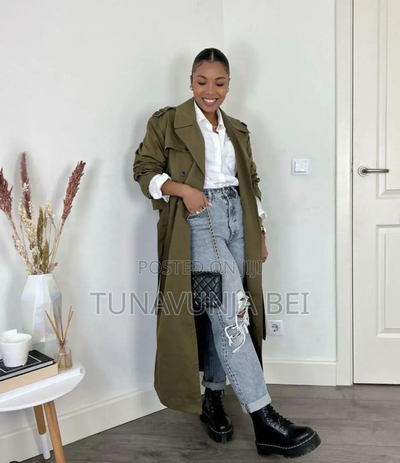 Double Breast Trench Coat