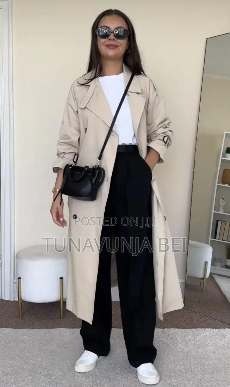 Double Breast Trench Coat
