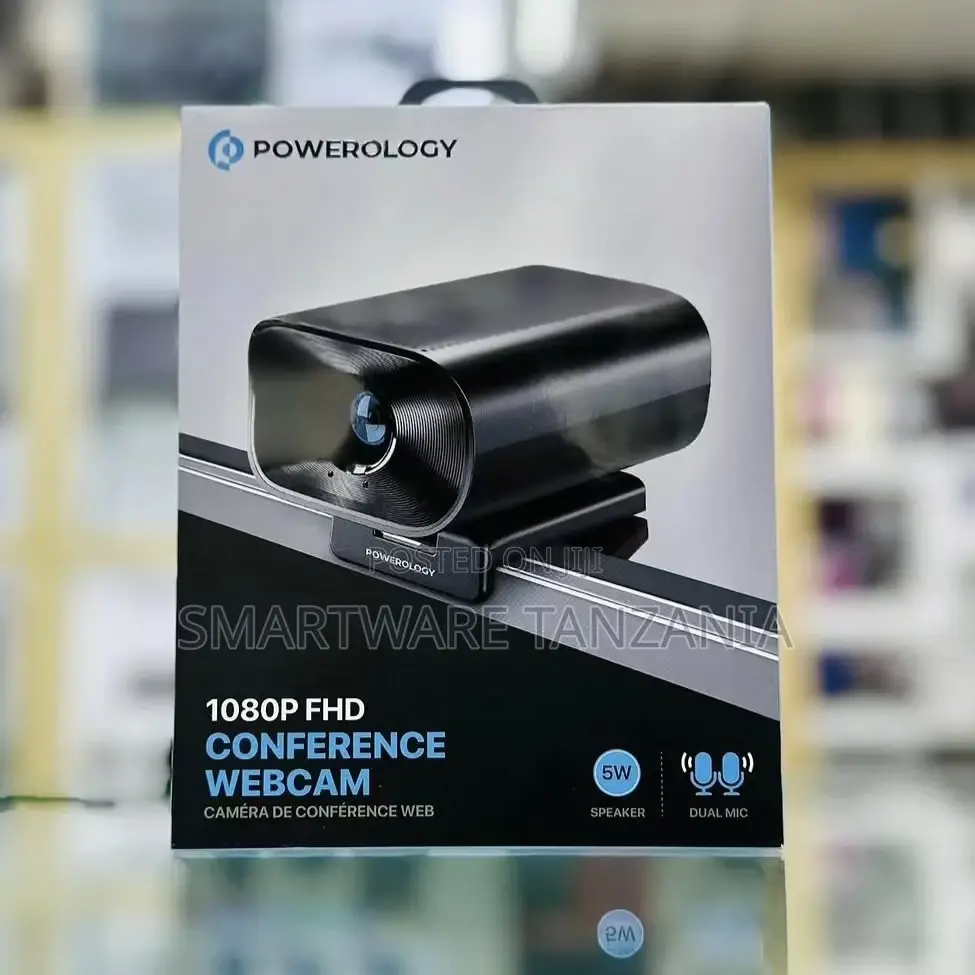 Powerology 1080p Web Cam Digital, In-built Mic And Speaker