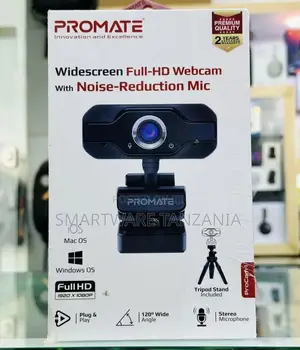 Promate Full Hd 1080p Webcam, Video Call And Recording