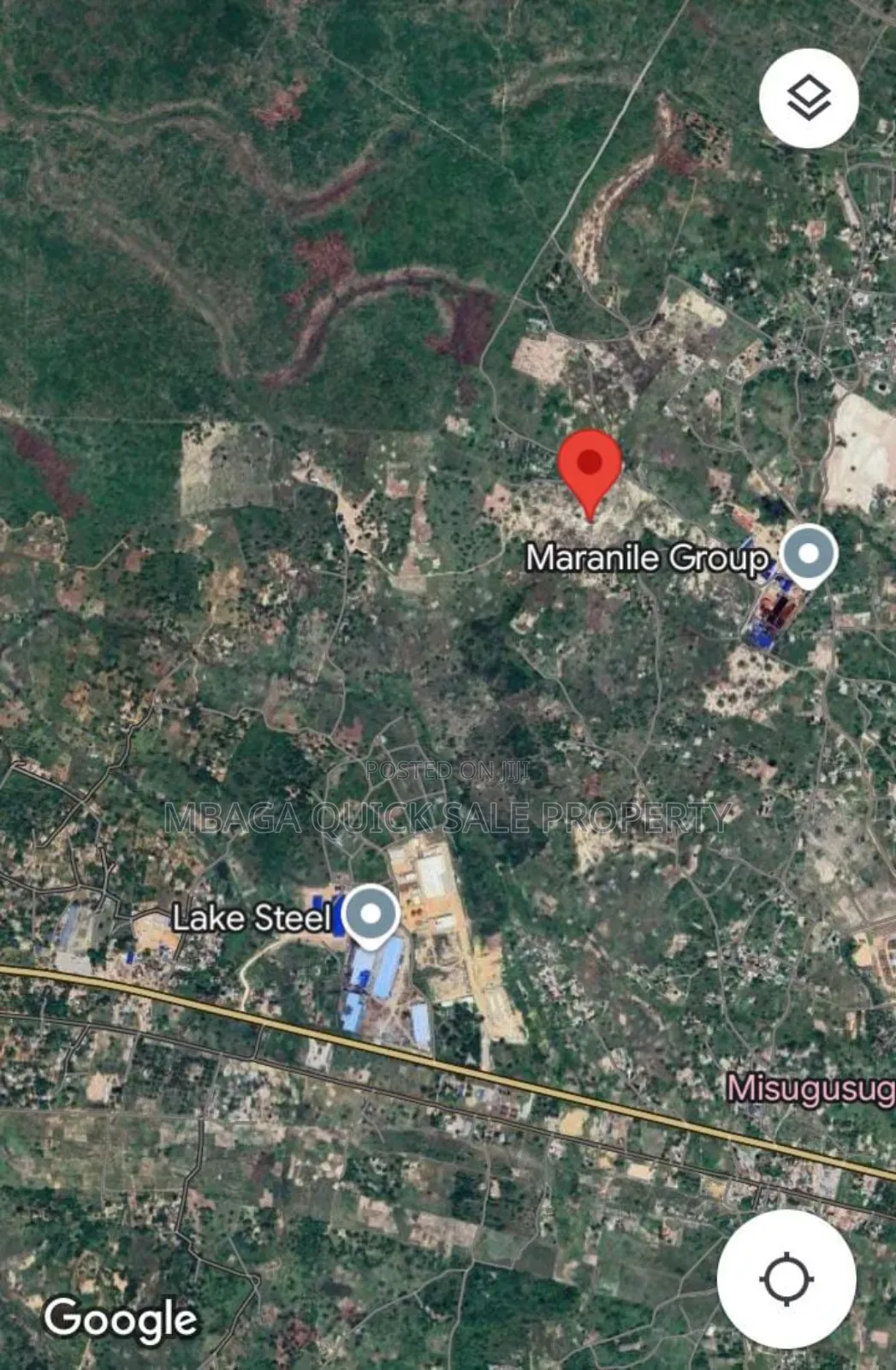 Industrial Area Plot for Sale at Zegereni Misugusugu
