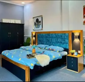 Kitanda Cha Mbao Na Nakshi Za Sofa Uzuri Umezidi