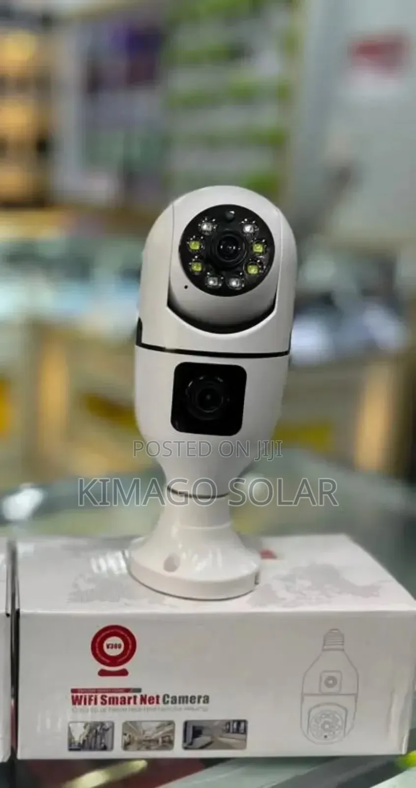Bulb Smart Camera Inayozunguka Na Kurekodi