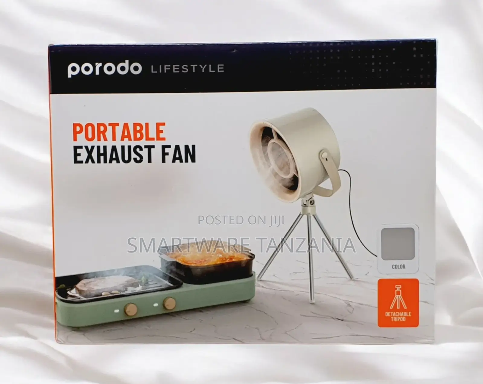 Porodo Portable Smoke Exhaust With Filter, Washable Filters