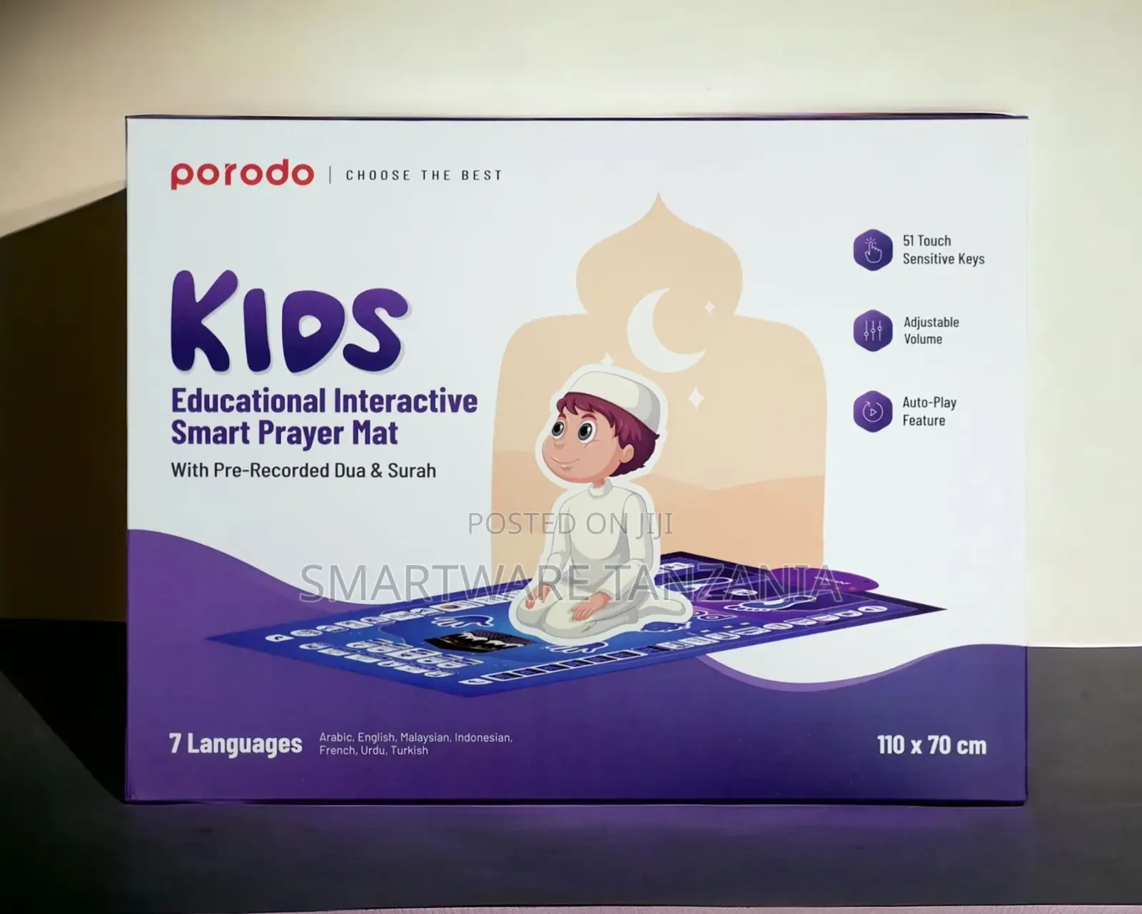 Kids Educational Interactive Smart Prayer Mat 110 X 70cm