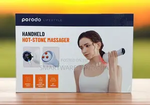 Porodo Lifestyle Handheld Hot-stone Massager 1800mah Battery