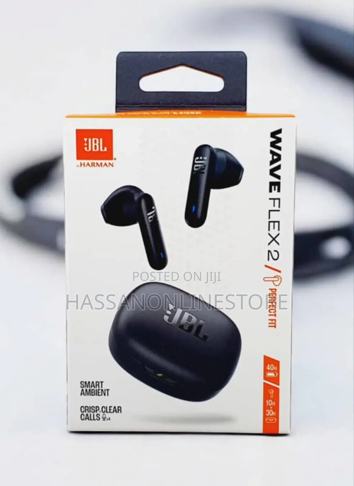 JBL Wave Flex 2 Wireless Bluetooth Earbuds With 40h Playtime