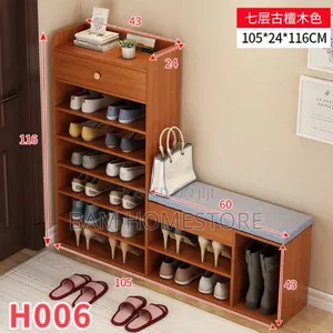 Wooden Shoe Rack Cabinet