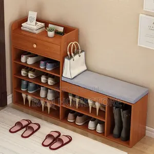 Wooden Shoe Rack Cabinet