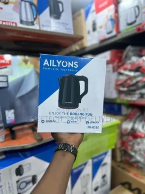 Ailyons Electric Kettle 1.8l Black