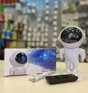 Astronaut Galaxy Projector Night Light, With Remote Control