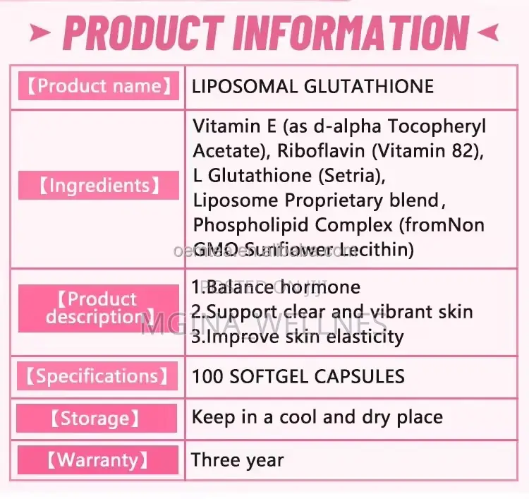 Liposomal Glutathione Softgels