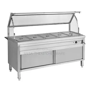 Electric Bain Marie 5 Containers With Cabinet