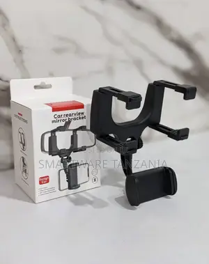 Car Rear View Mirror Mount Rearview Mirror Phone Holder