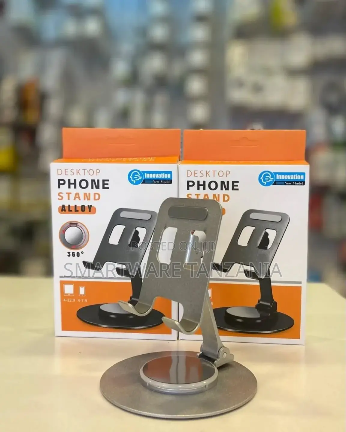 Rotating Phone Holder, Portable Foldable Cell Phone Stand