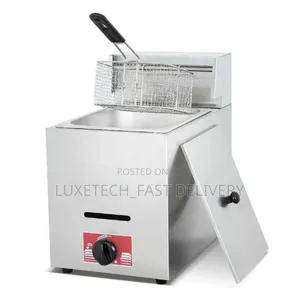 Commercial Gas Deep Fryer 6l Stainless Steel