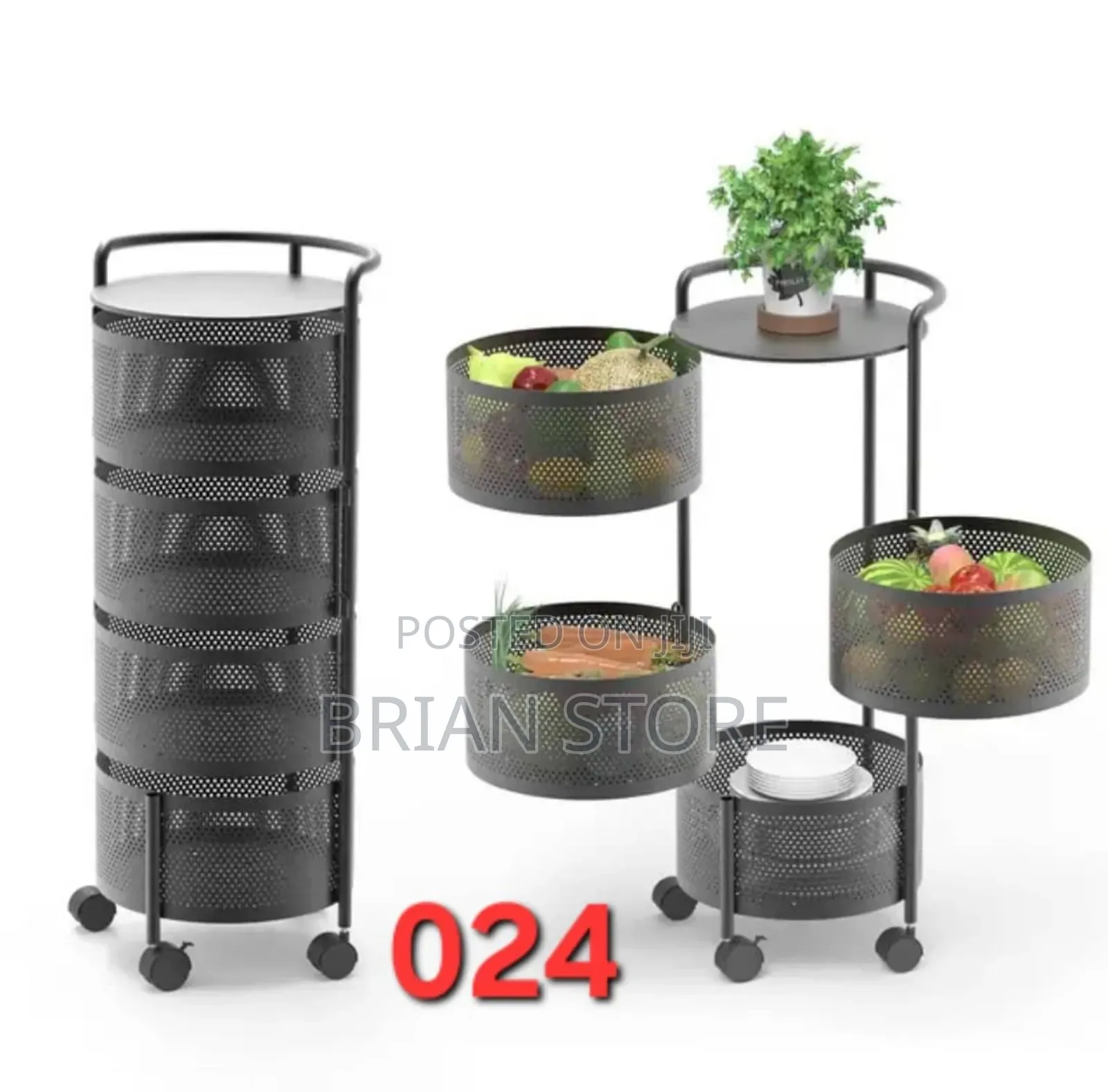 Kitchen Organizer With Movable Section