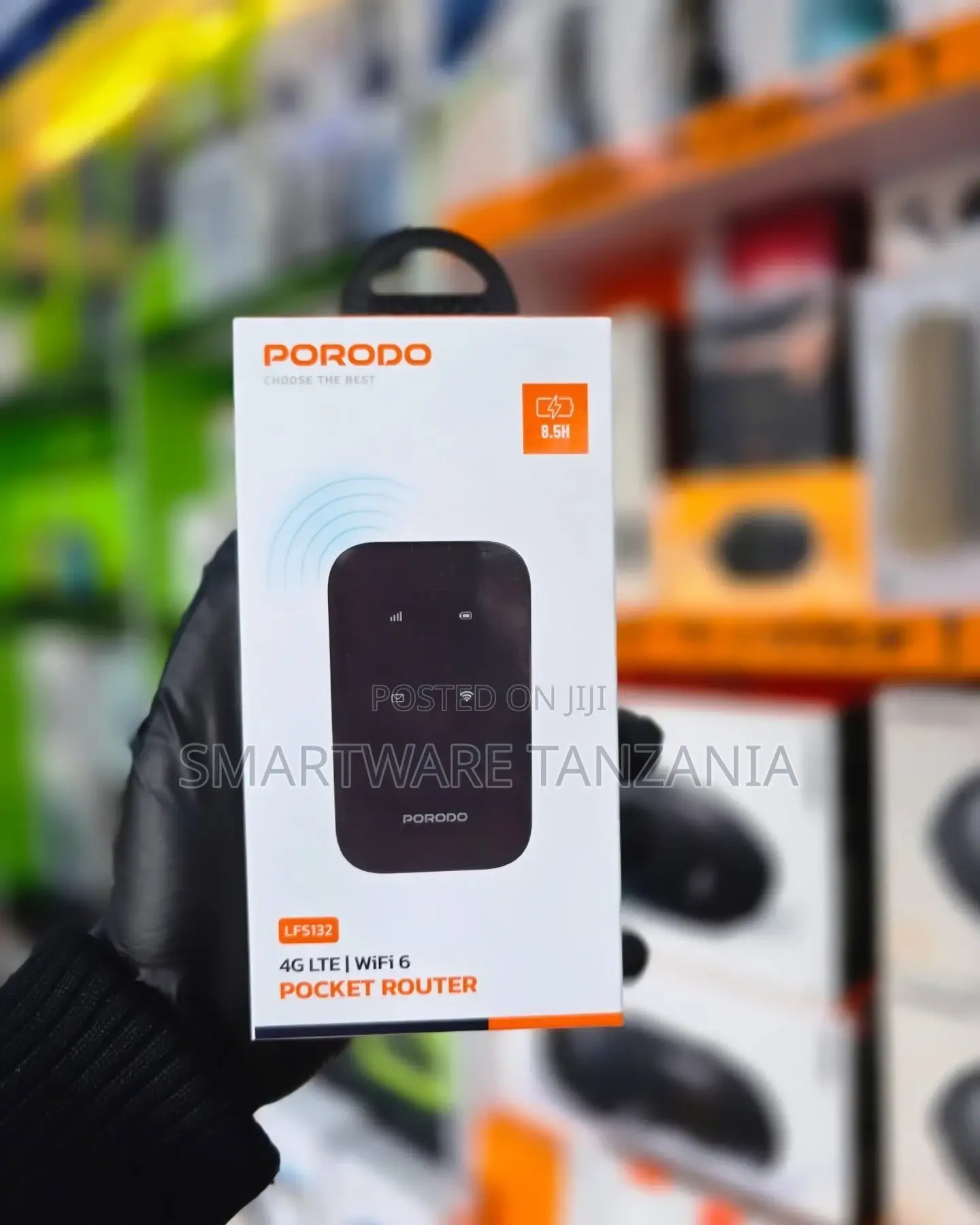 Porodo 4g Wireless Pocket Router With Secure Encryption
