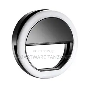 Portable Led Ring Selfie Light For All Smartphones, Laptops