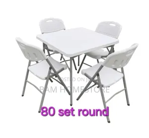 Foldable Square Table 80cm
