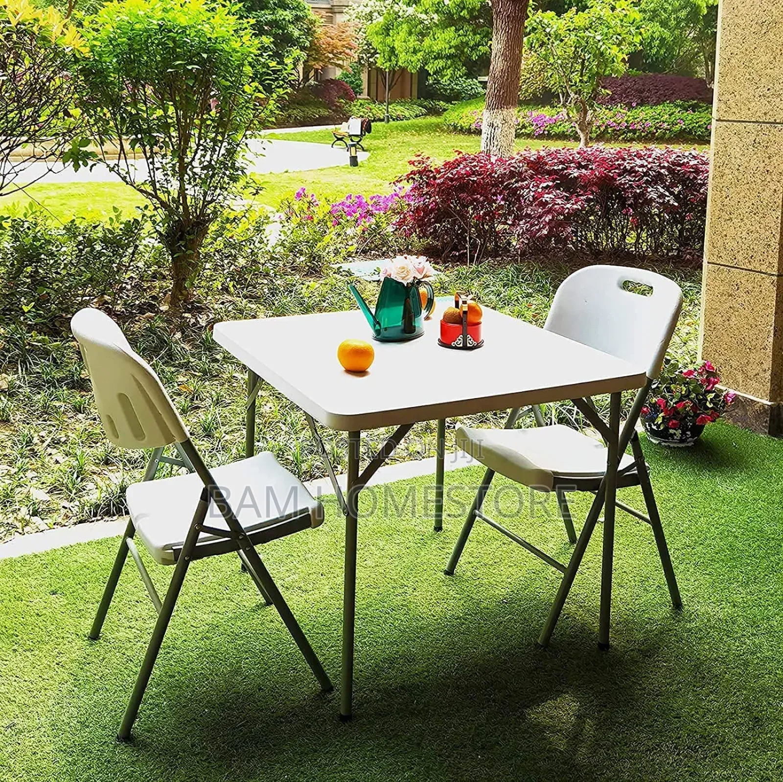 Square Foldable Table+ Foldable Chairs Set